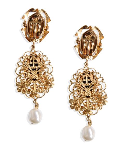 dolce gabbana earrings replica|dolce gabbana earrings for women.